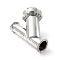 【hot】✷  Y Type Filter Strainer 1  1.5  2  Sanitary SS304 Tri Clamp 50.5 64MM Mesh Homebrew Pipe Fittings