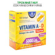 Viên uống bổ sung Vitamin A D hỗ trợ giảm còi xương, bổ mắt