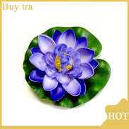Buytra Hoa lily nước nổi Nhân Tạo Hoa sen EVA trang trí Ao hoa sen nhân