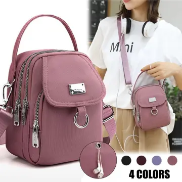 Leisure and fashionable mini square bag, high-density Oxford cloth single shoulder  crossbody bag, mobile phone bag