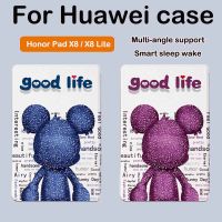 เคสคุณภาพสูงหมีดนตรีใหม่เอี่ยม W09HN 2022ขนาด10.1นิ้วสำหรับ Huawei แผ่นเกียรติยศ X8 Casing PC แท็บเล็ต X8 9.7นิ้วบาง AGM3 X8เคสบางขนาดนิ้ว