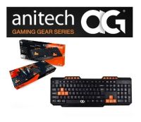 คีย์บอร์ด ANITECH GAMING P839 สีดำ