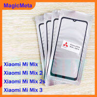 MagicMeta กระจกด้านหน้าด้านนอกพร้อมกาว OCA สำหรับ Xiaomi Mi Mix/Mi Mix 2/Mi Mix 2S/Mi Mix 3หน้าจอ LCD Touch เปลี่ยนกระจกด้านนอก