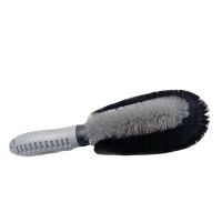 ‘；。【 Car Wash Cleaning Brush Car Beauty Wheel Hub Gap Cleaning Tool Brush T-Bend Handle Brush Car Special Tire Brush Car Wash