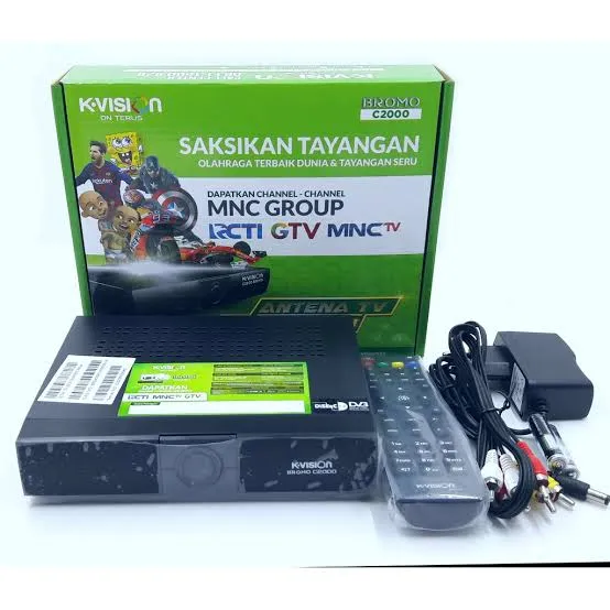 KVISION RECEIVER BROMO C2000 HYBRID PAKET VISIONKU Lazada Indonesia