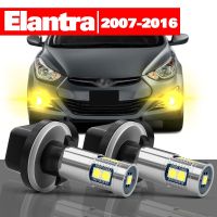 For Hyundai Elantra 3 4 2007-2016 Accessories 2pcs LED Fog Light 2008 2009 2010 2011 2012 2013 2014 2015