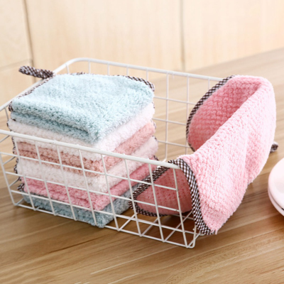 heliuyun Kitchen Soft Wiping Cloth Kitchen Cleaning Cloth Dish Towel Kitchen Towel