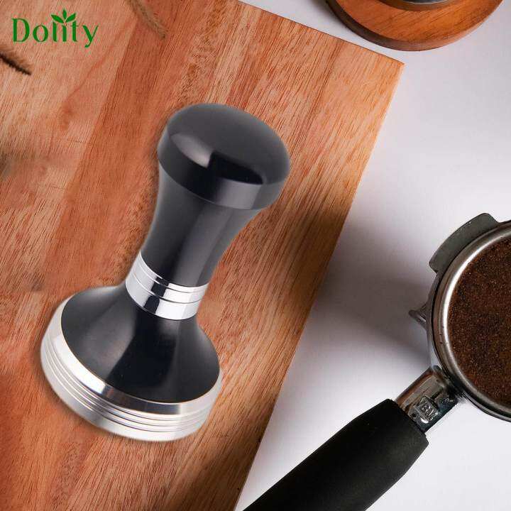 Dolity Professional Coffee Tamper Flat Base Coffee Leveler Hand Tampers