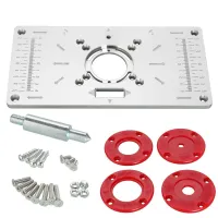 Trimming Mounting Accessories Aluminum Tools Top Milling Woodworking Plate Table Insert