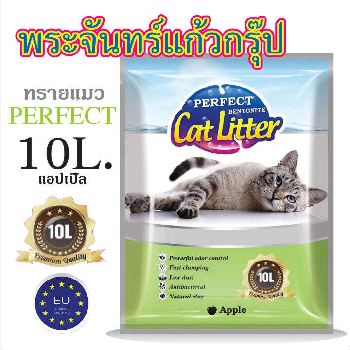 ทรายแมวbuddy-perfect-catlitter-พรี่เมี่ยมเกรด-ทรายแมวคุณภาพสูง-ทรายแมวเกรดพรีเมี่ยม-จับตัวไว-ขนาด-10-ลิตร-มี5กลิ่น-ไว้สำหรับฉี่แมว-พร้อมส่ง