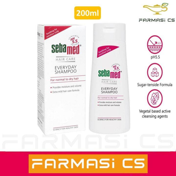 Sebamed Everyday Shampoo For Normal to Dry Hair and Scalp 200ml EXP04/