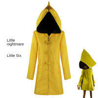 เกม Little Nightmares หกคอสเพลย์ฮาโลวีนชุด Unisex เสื้อโค้ทมีฮู้ดเด็กผู้ใหญ่เสื้อผ้างานปาร์ตี้