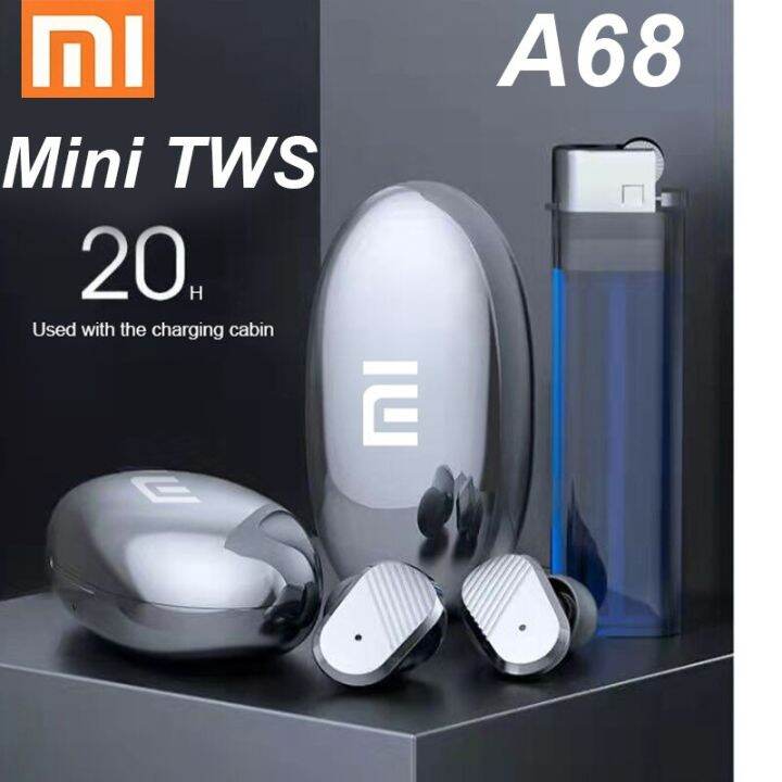 xiaomi-a-68-bluetooth-wireless-headphones-mini-tws-earbuds-hifi-gaming-earphones-led-digital-display-in-ear-with-mic-headset