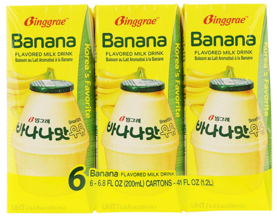 Thùng sữa chuối hàn quốc binggrae banana milk 200ml x 24 hộp - ảnh sản phẩm 3