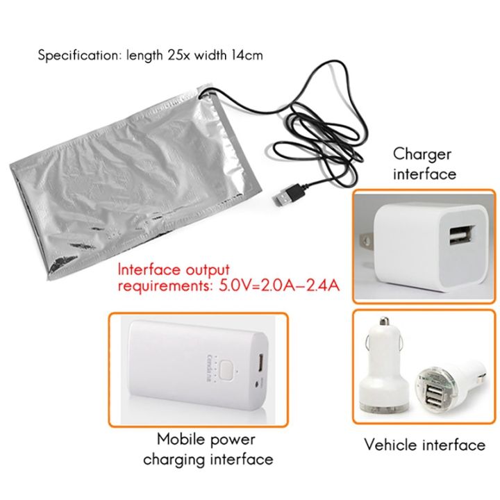 2x-outdoor-tool-usb-thermostat-heat-preservation-plate-bag-lunch-plate-food-bag-heater-milk-thermal-warmer-bag