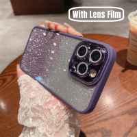 MingFengDa NEW Shiny version Glitter Diamond phone case for iphone 14 14plus 14pro 14promax 13 13pro 13promax Shockproof hard case for iphone 12 12pro 12promax 11 11promax With lens protection film elegant luxury style Purple Pink Black High quality