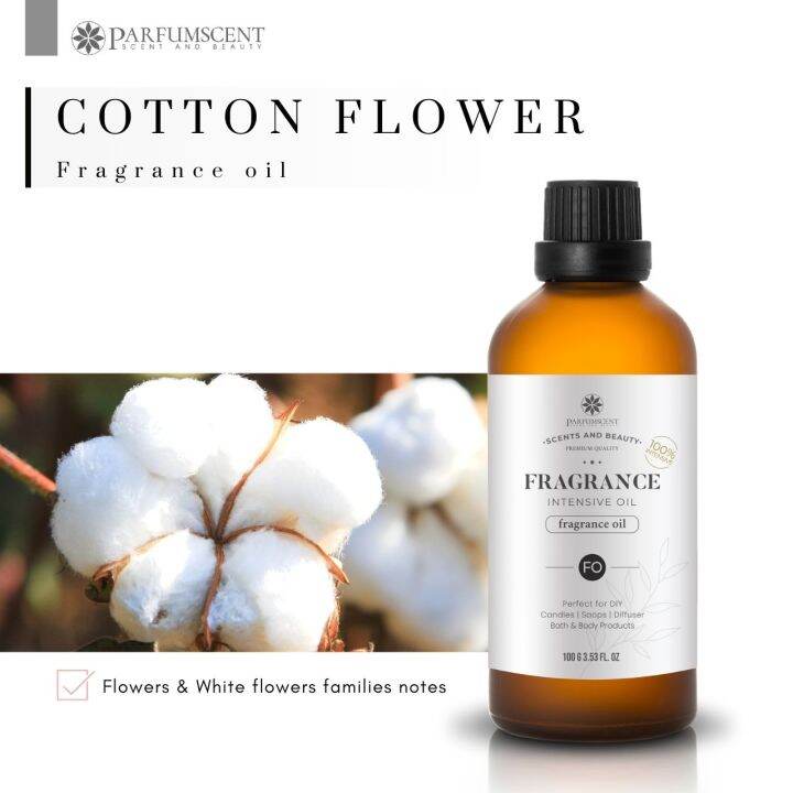 PARFUMSCENT หัวน้ำหอม Cotton Flower Fragrance Oil FOG5077497 Lazada.co.th