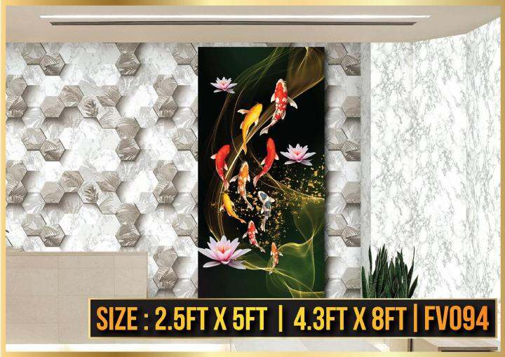 Feng Shui Fish Exclusive Canvas Frame (FV094) Lazada