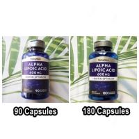 กรดอัลฟาไลโปอิก + ไบโอติน Alpha Lipoic Acid plus Biotin Optimizer 600mg (PipingRock®) ALA + ไบโอติน Piping Rock