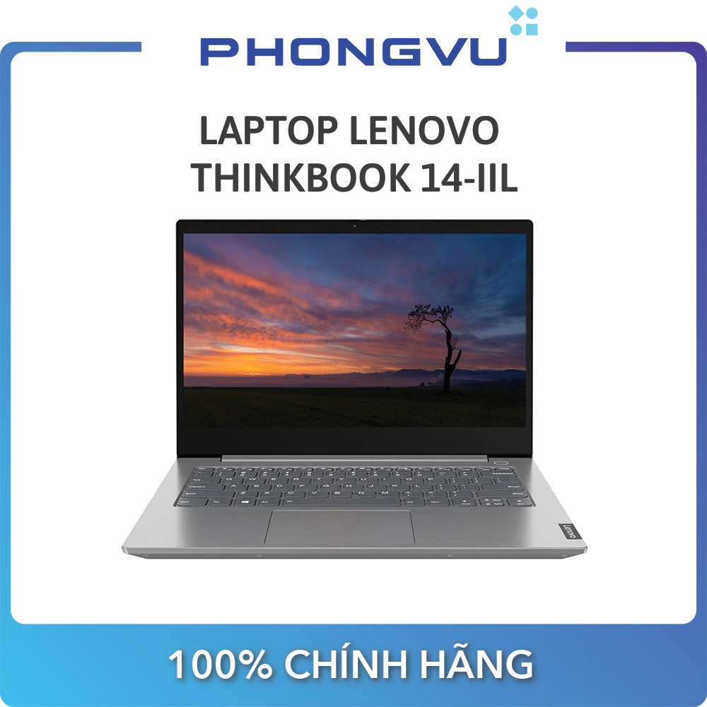 Laptop Lenovo ThinkBook 14-IIL (14 inch Full HD / i3-1005G1 / 4GB / SSD 256GB / Win10 Home)