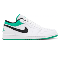 รองเท้าผ้าใบ Jordan 1 Low White Lucky Green - PROSPER