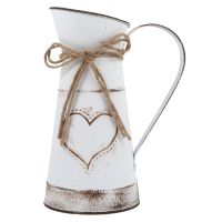 【CW】 Vase Metal Jug Rustic Pitcher Galvanized Flowers Farmhouse Vases Shabby Watering Jugs