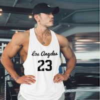 MCPW quick-drying sports vest male breathable sleeveless tank top h running loose white gym clothes