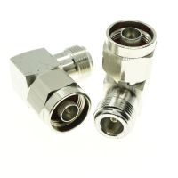 【CW】 1X N To N Cable CoaxSocket Brooches N Male Jack To N Female PlugDegreeAnglePlated BrassAdapter