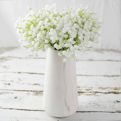 【YF】▣℡  20cm Gypsophila Artificial Flowers Wedding Bridal Bouquet Decoration Floral Arrangement Plastic Babies Breath FakeTH