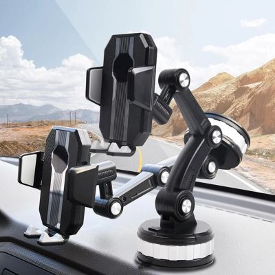 360 Degree Adjustable Car In-Dash Bracket For Mobile Phone Mount On Car Center Console Stack Super Adsorption Phone Holder