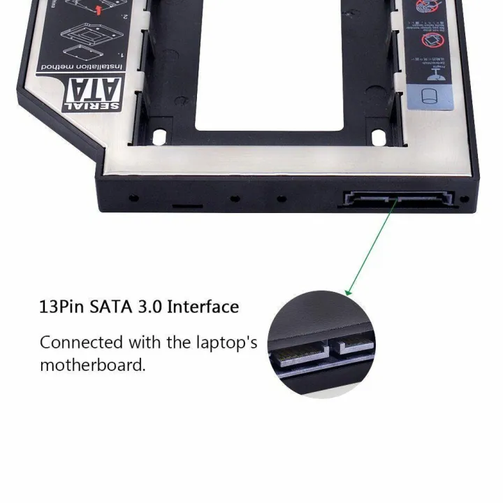 12.7MM SATA Hard Disk Drive HDD SSD Caddy Adapter Tray G780 For Lenovo