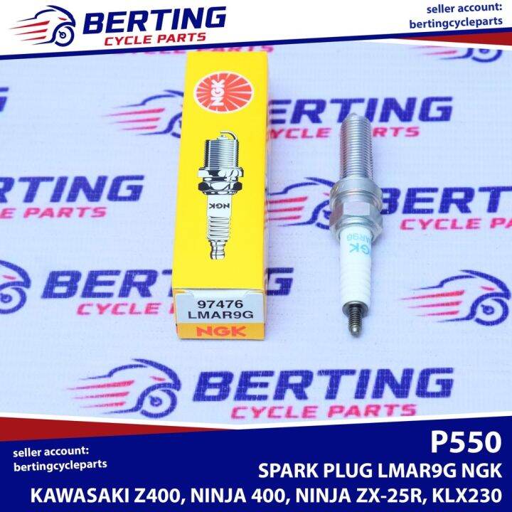 SPARK PLUG NGK LMAR9G Kawasaki Z400 Ninja 400 ZX25R Genuine 920700716