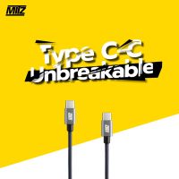 ♛MITZ สายชาร์จPD Type C-C ประกันตลอดชีพ iPad Pro, Macbook Pro, Samsung รุ่น Unbreakable cable⊿