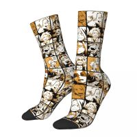 Autumn Winter Fashion Mens Womens My Hero Academia Collage Socks Academy Anime Non-slip Crew Socks Socks Tights