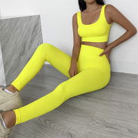 Seamless Women Yoga Set Gym Clothing Workout High Waist Leggings Fitness Bra Long Sleeve Crop Top Sport Suit Running Sportswear