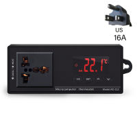 16A AC-112 Outlet สัตว์เลี้ยง Thermostat Temperature Controller Aquarium เครื่องทำความร้อน