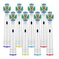 ✁❄ 8pcs Electric Toothbrush Nozzles For Oral B 3D White Toothbrush Heads Braun Wholesale Dropshipping Toothbrush Heads