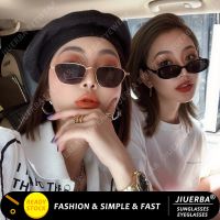 (JIUERBA)COD แว่นกันแดด Cat Eye ขนาดเล็กสีลูกกวาดสไตล์เกาหลีสำหรับผู้หญิง R Shades สำหรับผู้หญิง