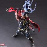 Toystory Shop Play Arts 27Cm Marvel Thors Model Super Hero Action Figure For Collection Kids Gift Toys