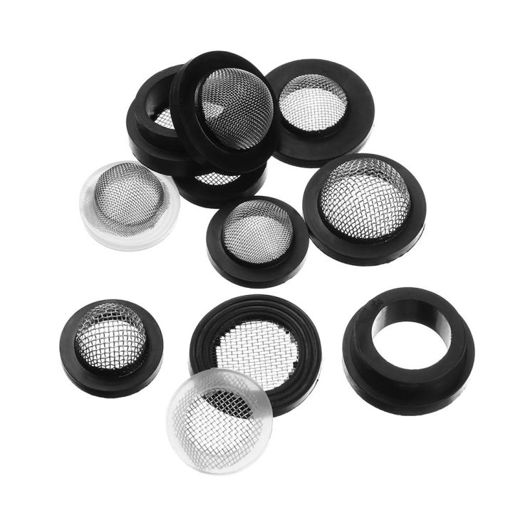 5pcs-o-ring-1-2-3-4-garden-shower-hose-silicone-rubber-washers-filter-mesh-replacement-garden-supplies-sealing-hose-connection