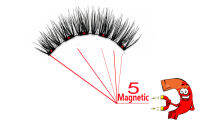 ใหม่ MBA 5ขนตาแม่เหล็ก Curler ชุด3D ยาว Mink Magnetic Lashes สวม Faux Cils Magnetique ธรรมชาติหนาขนตาปลอม