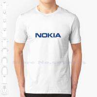 เสื้อยืดผู้ชายอินเทรนด์ใหม่โลโก้ Nokia 2023 StreetPrinted โลโก้เสื้อยืด Graphic Tee