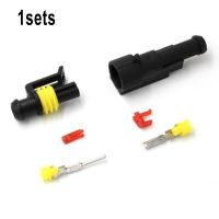 1Set Electrical Waterproof Connector 1-6 Pins Super Seal Waterproof Electrical Wire Connector Plug For Car Motorcycles Trucks Electrical Connectors