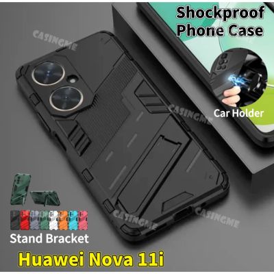 Hauwei Nova11i เคสโทรศัพท์กันกระแทกสำหรับ Huawei Nova 11i Nova11i 11 I Nova11 Pro 11Pro 2023 4G 5G เคสป้องกันแบบแข็งขาตั้งยึด3มิติ