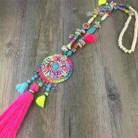 (QUIYE)เครื่องประดับพังก์สีสันสดใสอุปกรณ์เสริมโบโฮยาวสำหรับผู้หญิง
