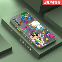 JIUMOO เคสสำหรับ Infinix S5 S5 Lite เคส X652ลายการ์ตูนแฟชั่นหนังนิ่มบางเคสโทรศัพท์แบบแข็งด้านหลังขอบสี่เหลี่ยมปลอกซิลิโคนคลุมทั้งหมดป้องกันเลนส์กล้องเคสกันกระแทก