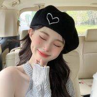 Berets สำหรับผู้หญิงหนา Berets ศิลปินฝรั่งเศส Beret ผู้หญิงจิตรกรหมวก Berets หญิง Warm Walking หมวก Beanies