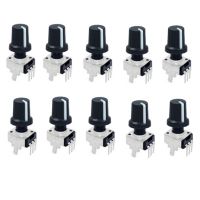 10 Value RV09 Type Potentiometer With Knob Cap 1K 2K 5K 10K 20K 50K 100K 200K 500K 1M Adjustable Resistor KIT