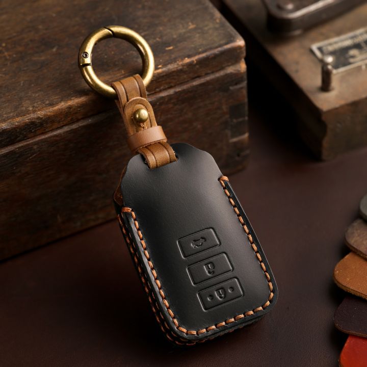 car-key-case-genuine-leather-cover-for-toyota-x-yaris-vios-keyring-holder-shell