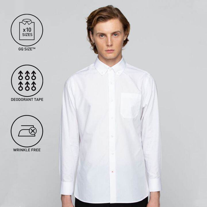 GQ Essential เสื้อเชิ้ตแขนยาว รุ่นขายดี ผ้านุ่มสุดๆ ลูกค้าชอบมาก มี 3 ...
